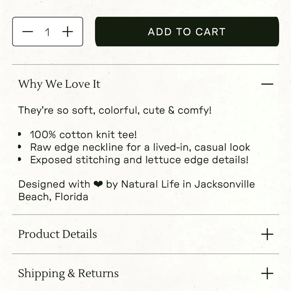 NATURAL LIFE Lily Cotton Long Sleeve T-Shirt in Woodcut Floral Bronze - Picture 3 of 8